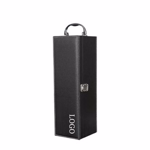 Single Wine Gift Box With Carry Handle