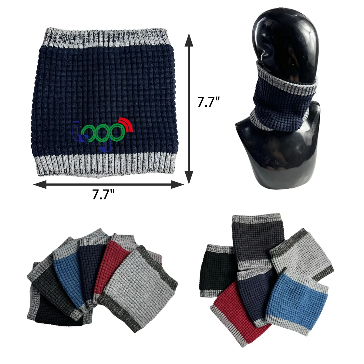 Winter Knitted Warm Neck Gaiter 1