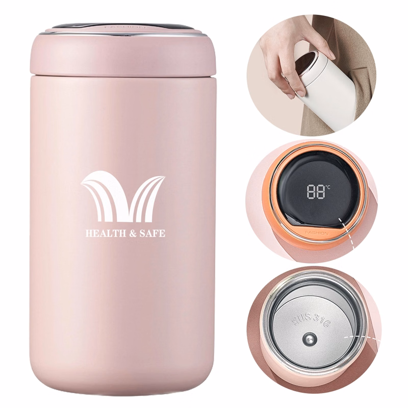 Stainless Steel Smart Thermos Cup