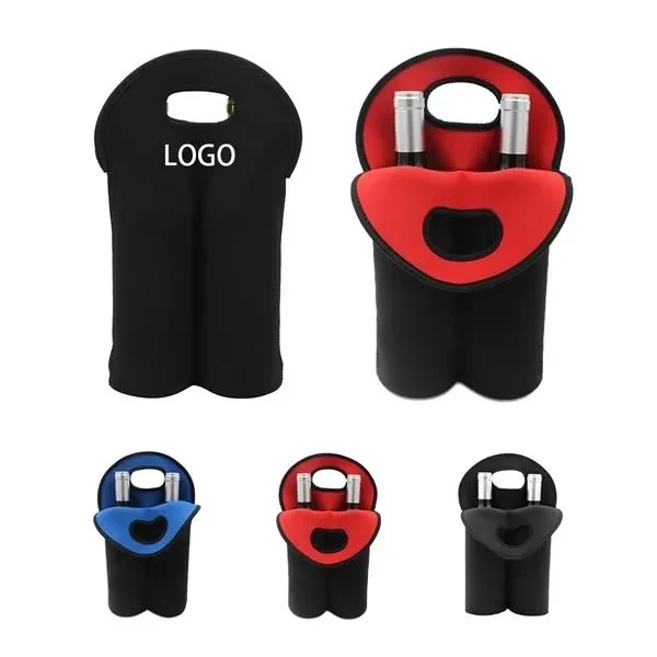 Neoprene Wine Beer Carrier Tote Cooler Bag 1