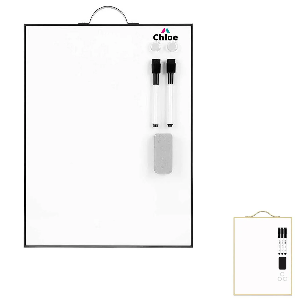 Portable Office Small Aluminum Framed White Board 1