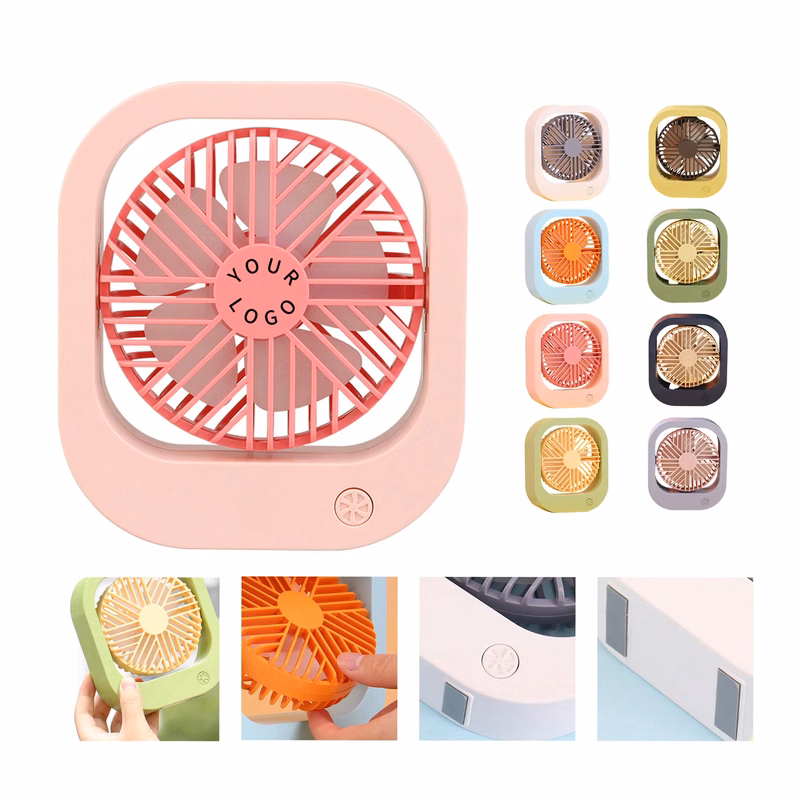 Minimalist Desktop Fan with Adjustable Speed
