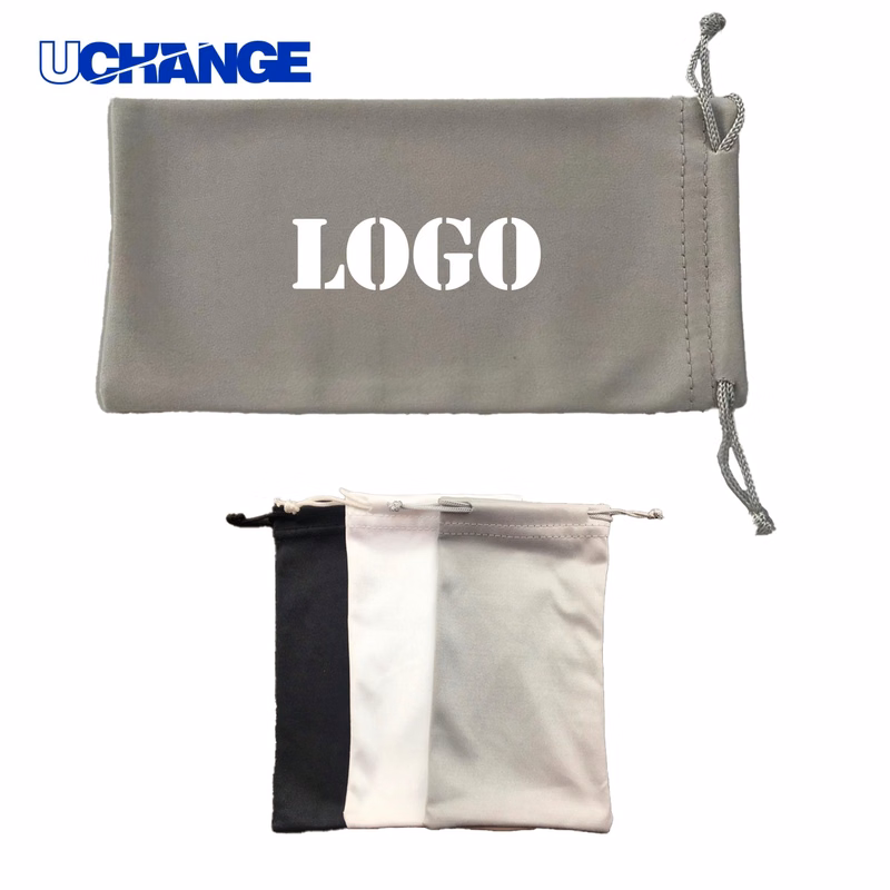 Microfiber Drawstring Eyewear Pouch