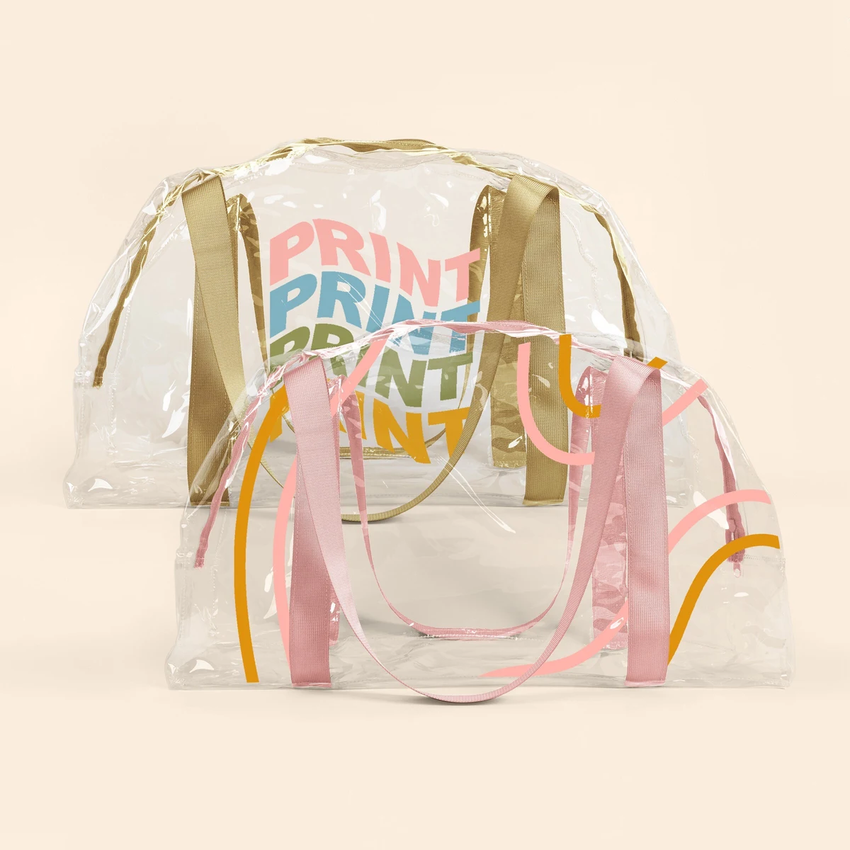 SOMEWHERE TOTE - CLEAR VINYL 1