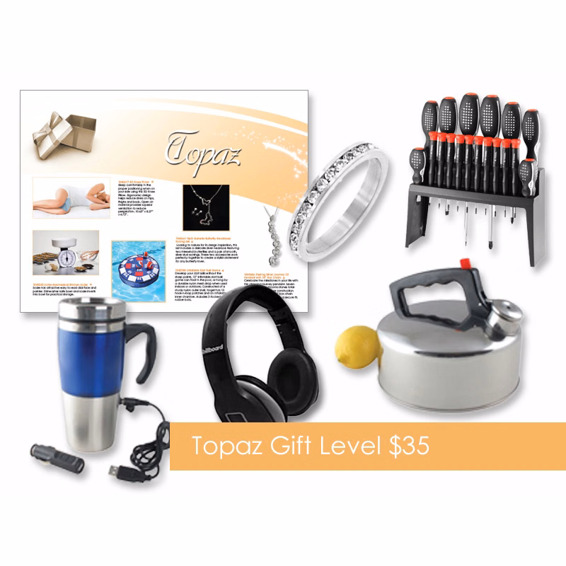 $35 Gift of Choice (Topaz Level) Gift Booklet
