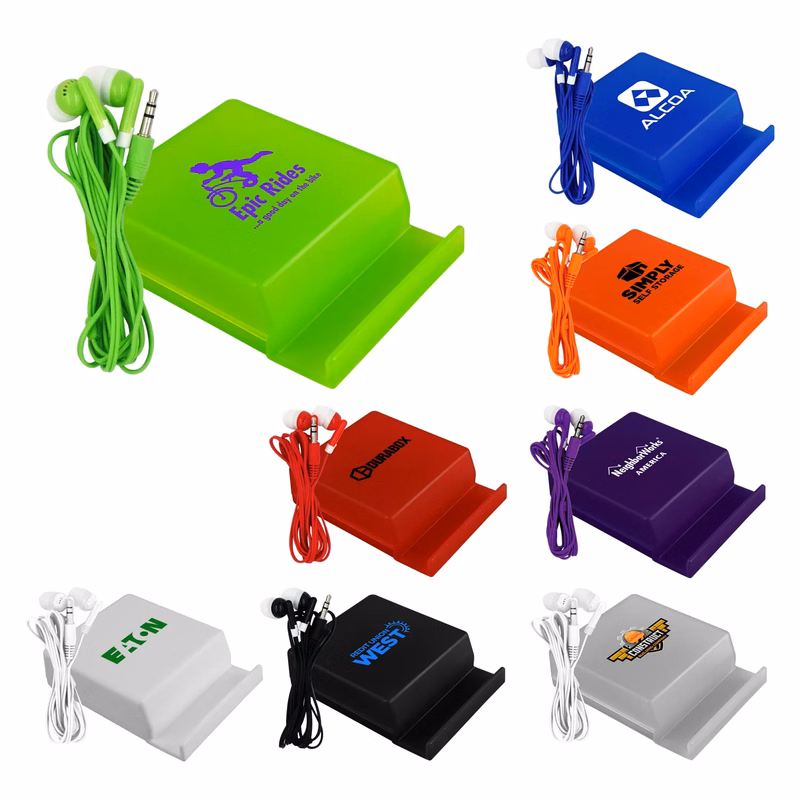 Phone Stand Ear Bud Case