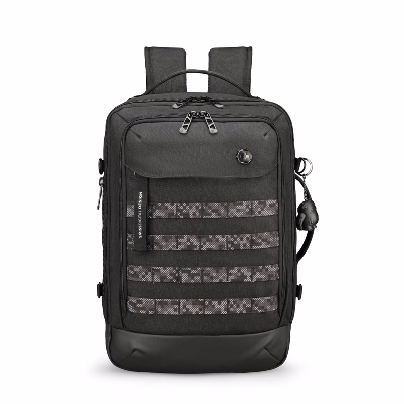SwissDigital® BERG RFID Protection Large Travel Backpack