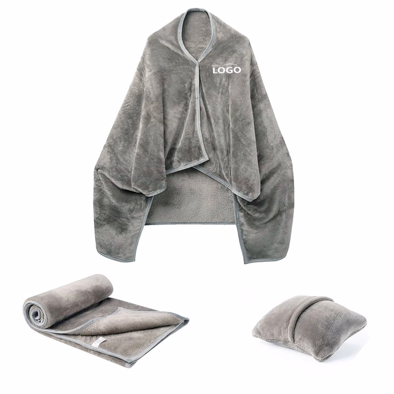 2 in 1 Foldable Travel Blanket