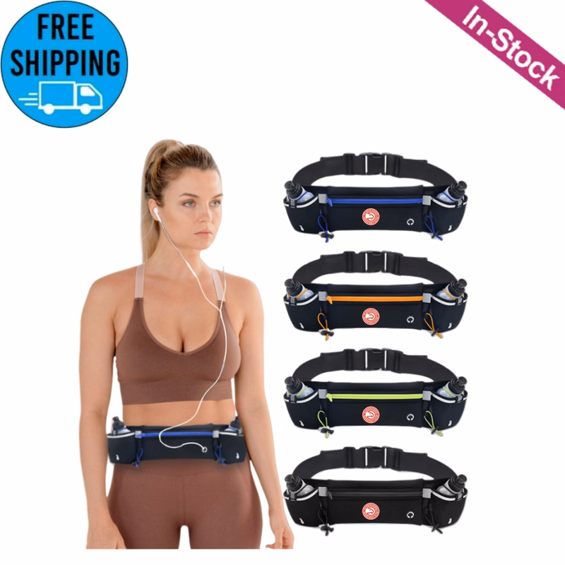 Running Belt with Water Bottles