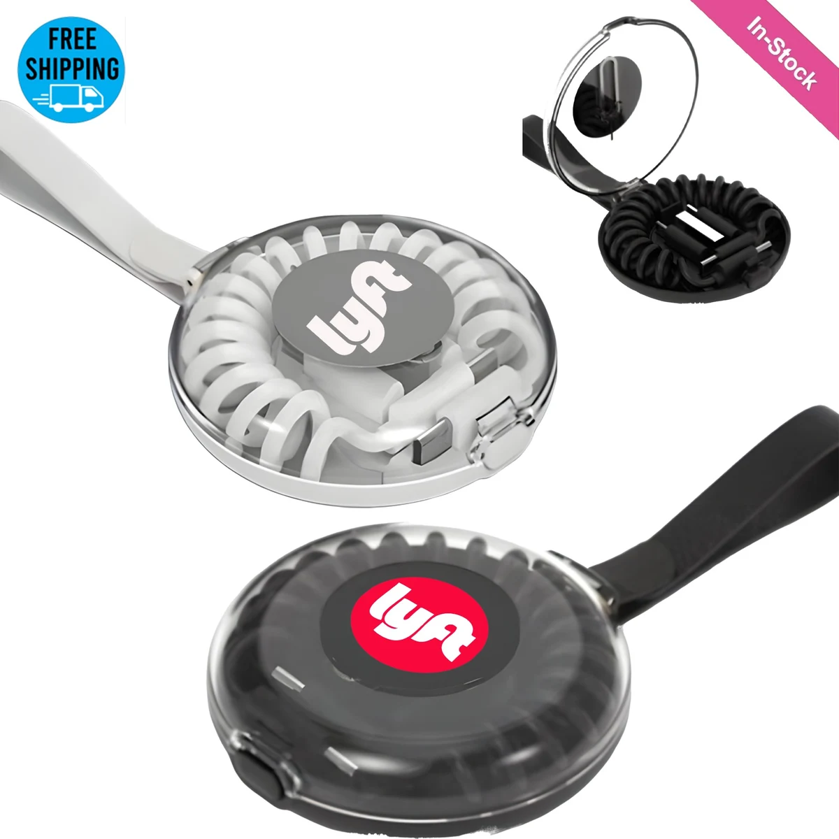 Triplet 3-in-1 Charging Cable Kit Data Transfer with with Built-In Phone Stand 1