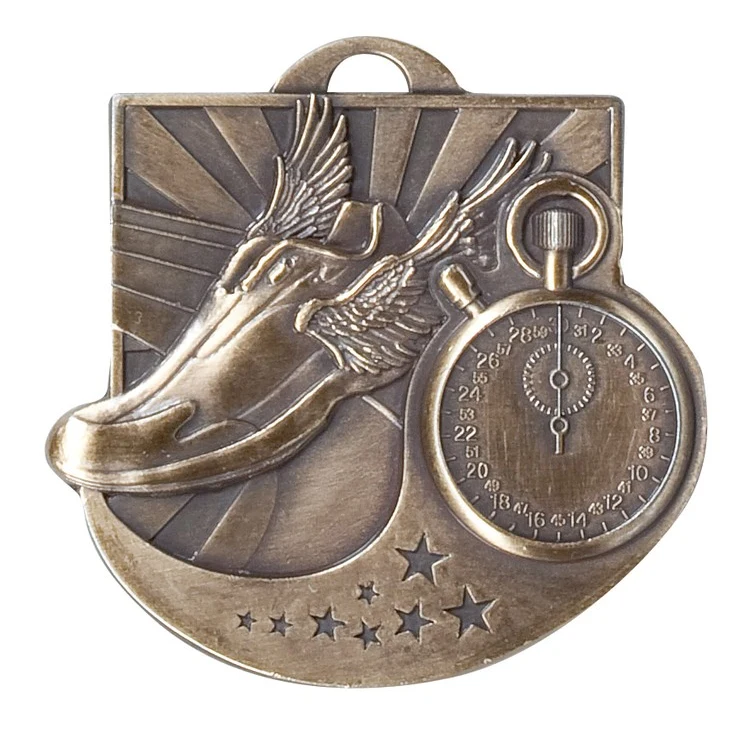 Track Star Blast Medal, 2" 1