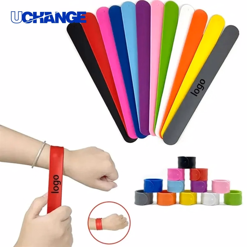 Silicone Slap Wristband Custom Fit for Events and Promotions