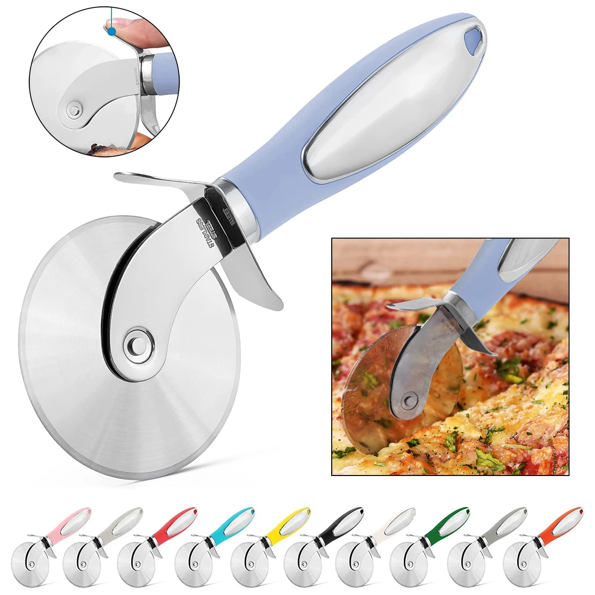 Premium Stainless Steel Pizza Slicer 1