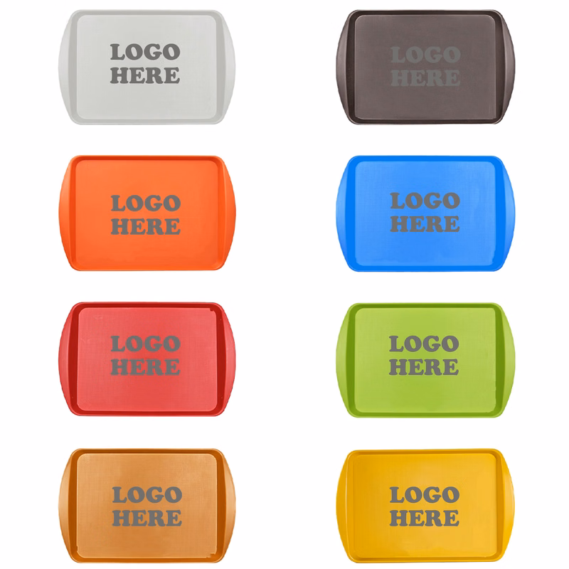 PP Plastic Thickened Stackable Serving Trays