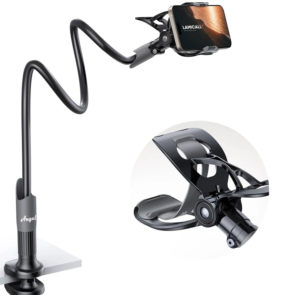 Adjustable Gooseneck Phone Holder 1