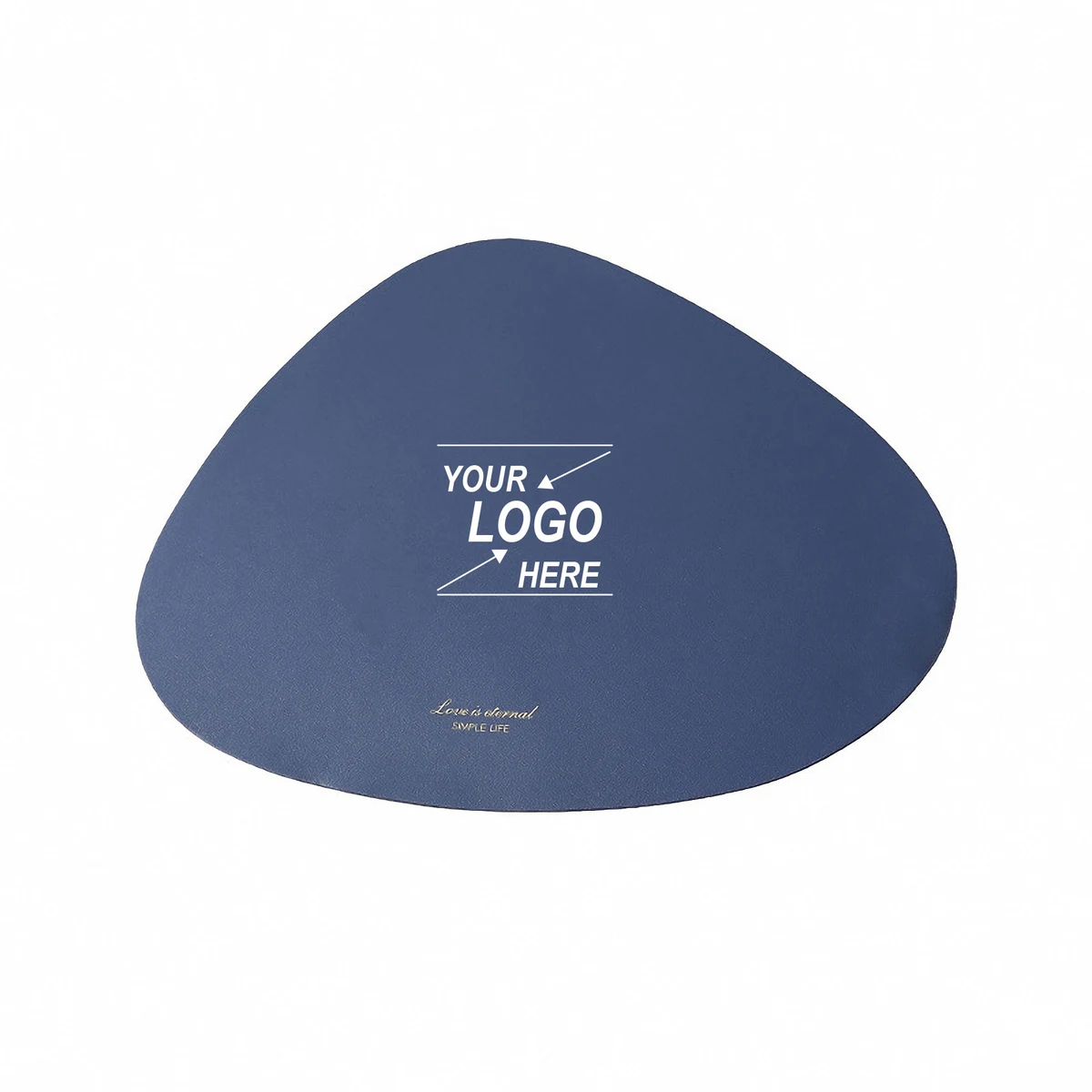 Water Drop Shape PU Leather Coaster 1
