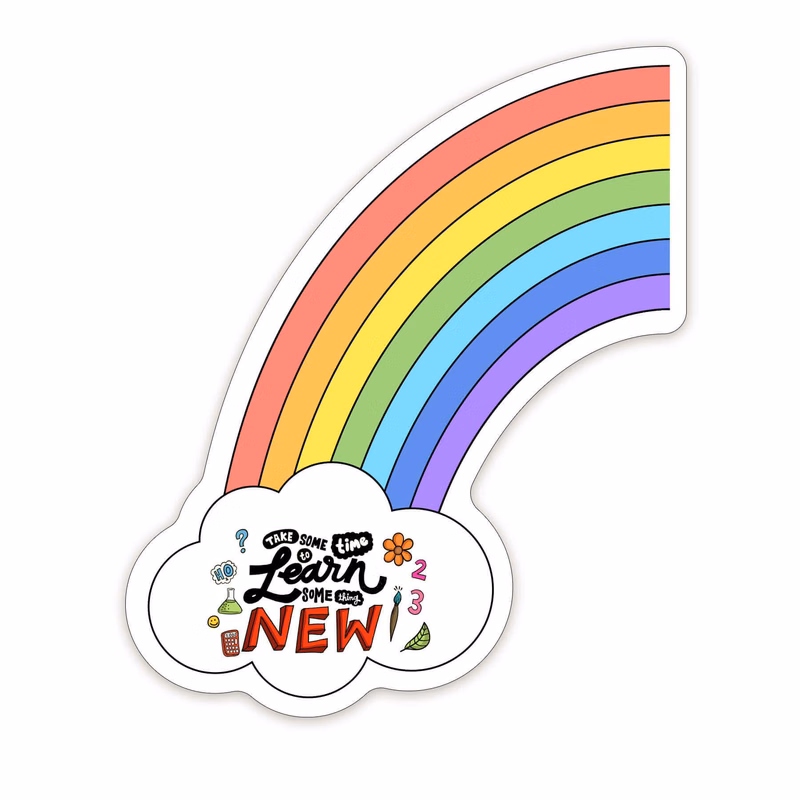 Rainbow Shaped NoteKeeper™ Magnet 20 Mil