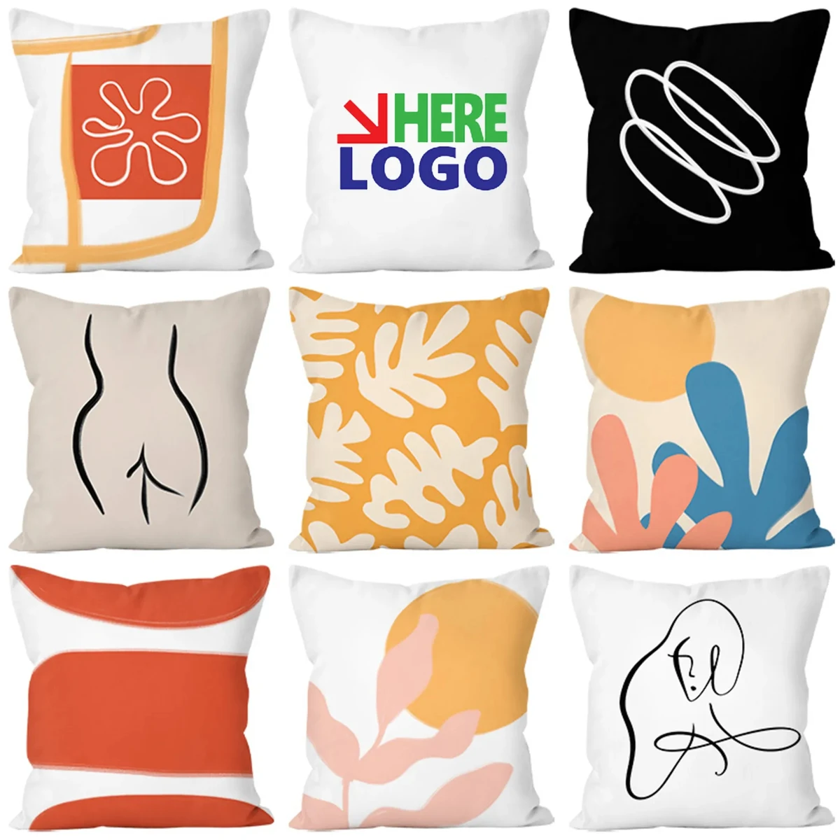 Double-Sided Full Color Custom Pillow WithCore 1