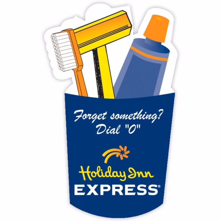 Vinyl Label Full Color (3.5"x 2.25") Cup Holder
