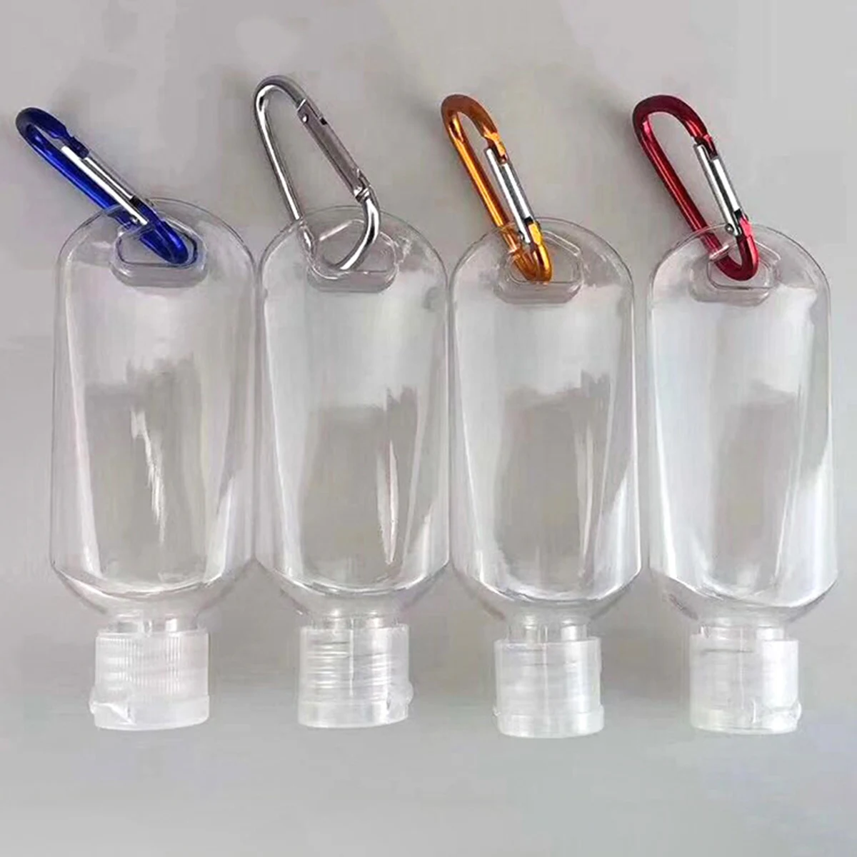 Mini Hand Sanitizer Bottles with Carabiner 1