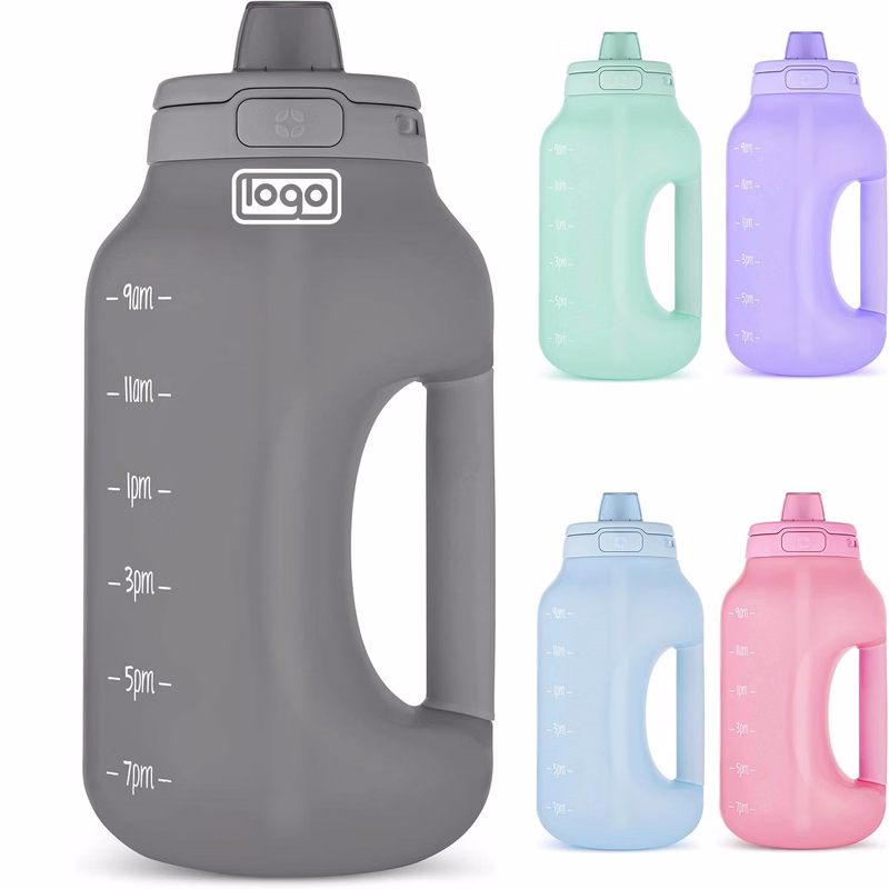74oz BPA Free Lockable Lid Sports Water Bottle w/ Straw