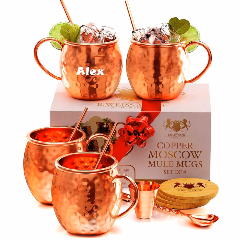 100% Real Copper Moscow Mule Cup