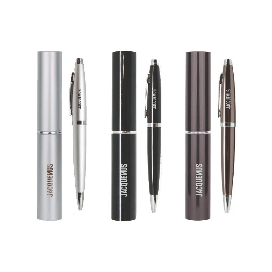Union Printed - Twist Metal Ballpoint Pen w/ Matching Case Set 1