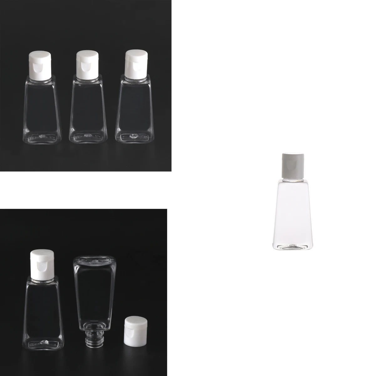 1oz. Refillable Empty Clear Bottle 1
