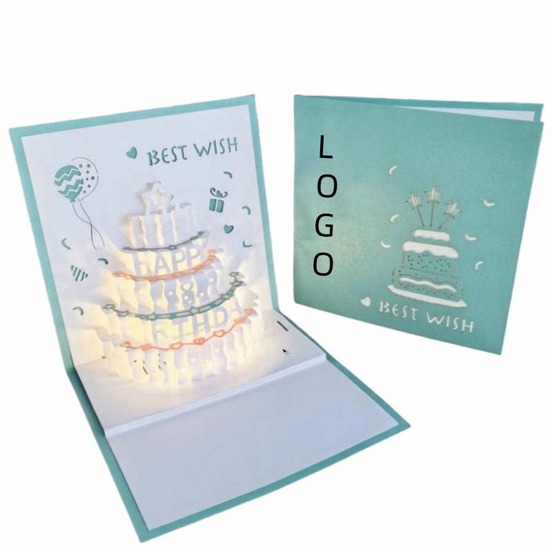Recordable 3D Birthday Cake Card