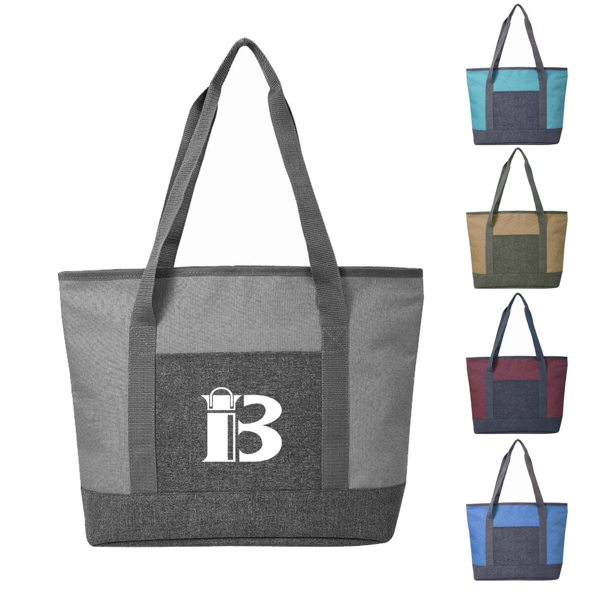 Oxford Cloth Foldable Tote Bag, custom tote bag with logo imprint 1