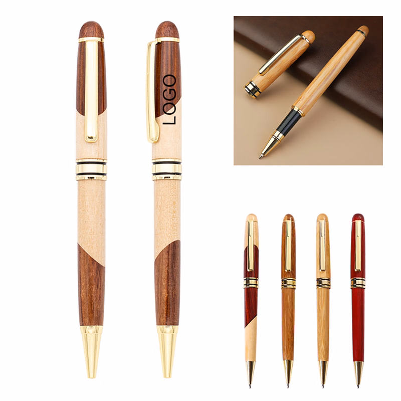 Wood Metal Ballpoint Pen