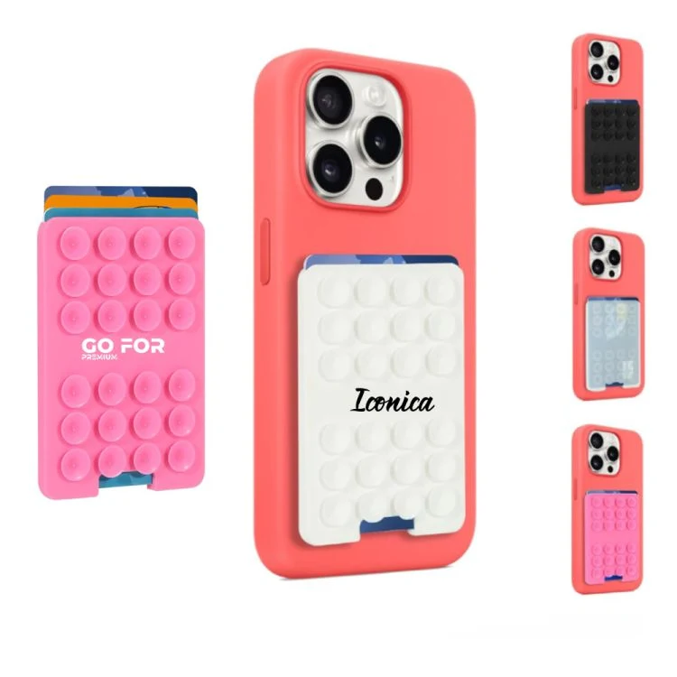 Suction Phone Wallet Card Holder Mount 1