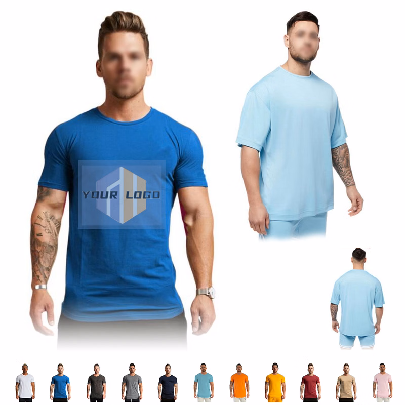Mens Short Sleeve Round Neck Cotton T Shirt