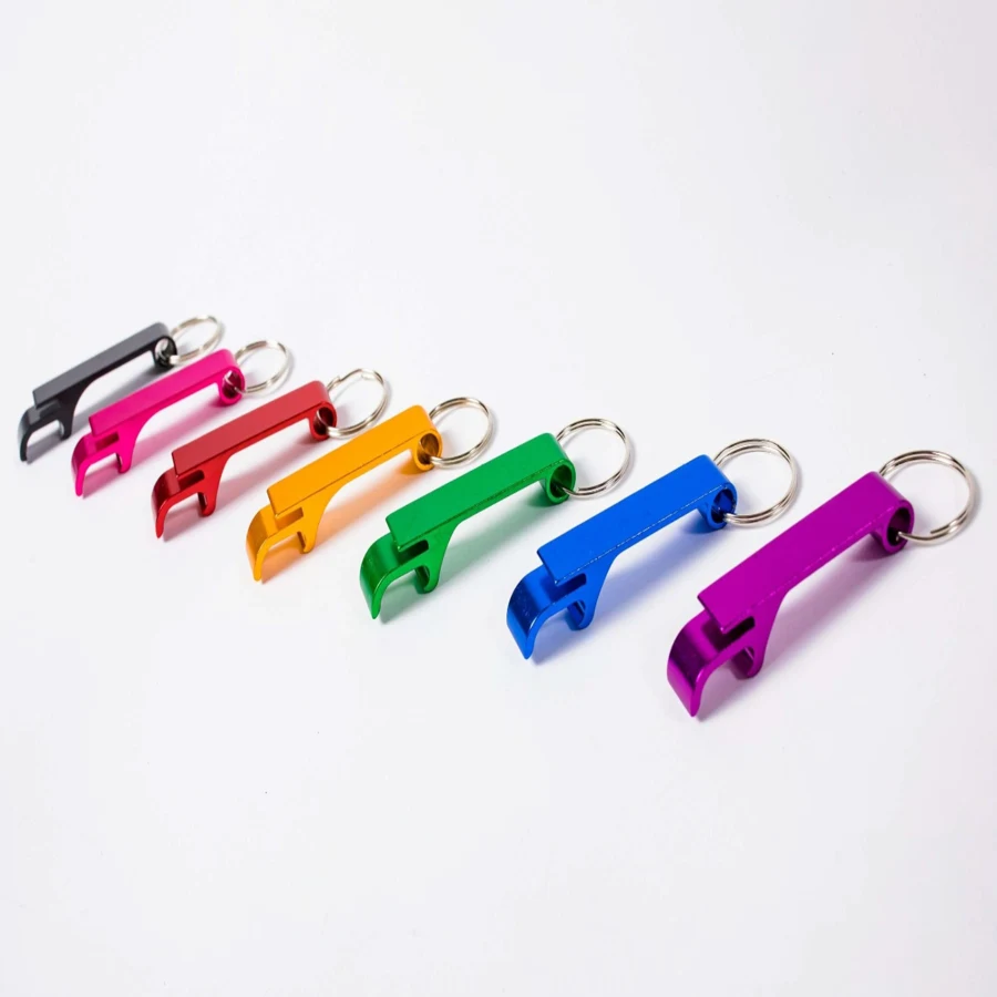 Aluminum Beverage Wrench Keychain 1