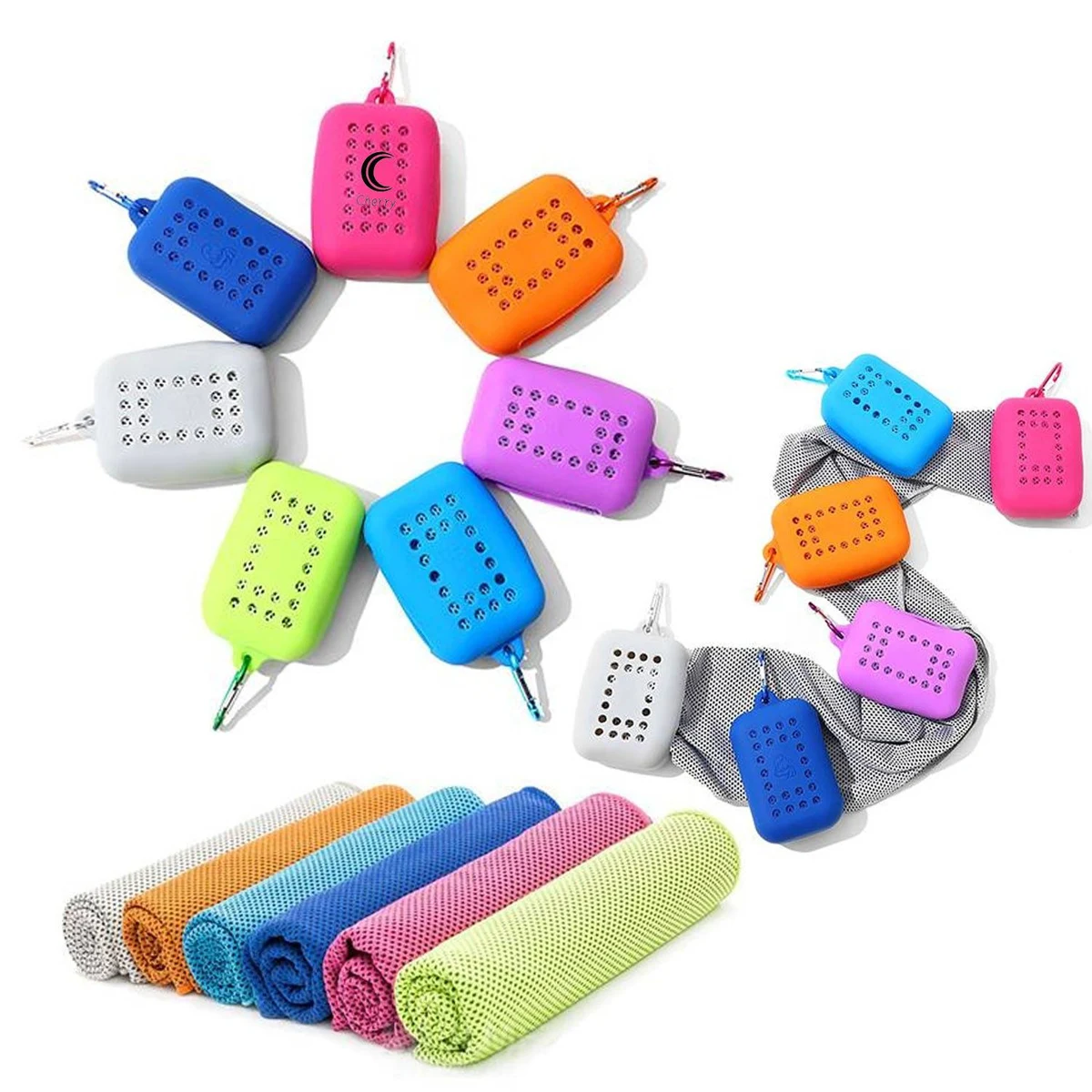 Fast Drying Cooling Towel In Silicone Case 1