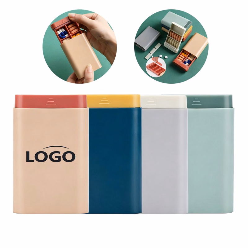 Portable PP Pill Organizer Box