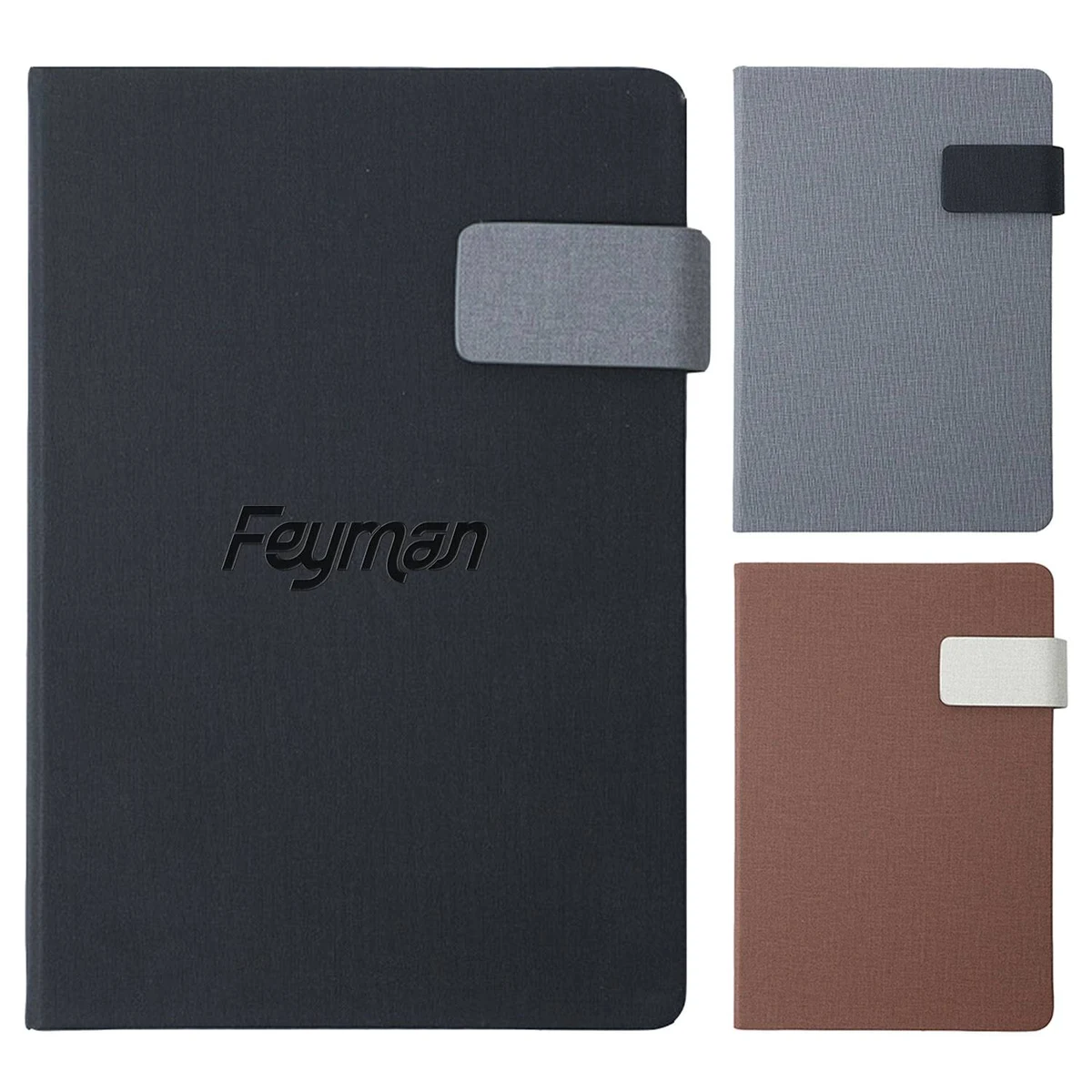 A5 PU Leather Cover Magnetic Buckle Notebook 1