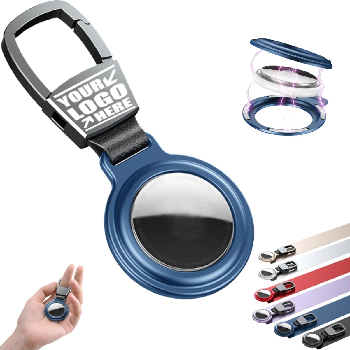 Aluminium Alloy Tracker Holder Key Buckle 1