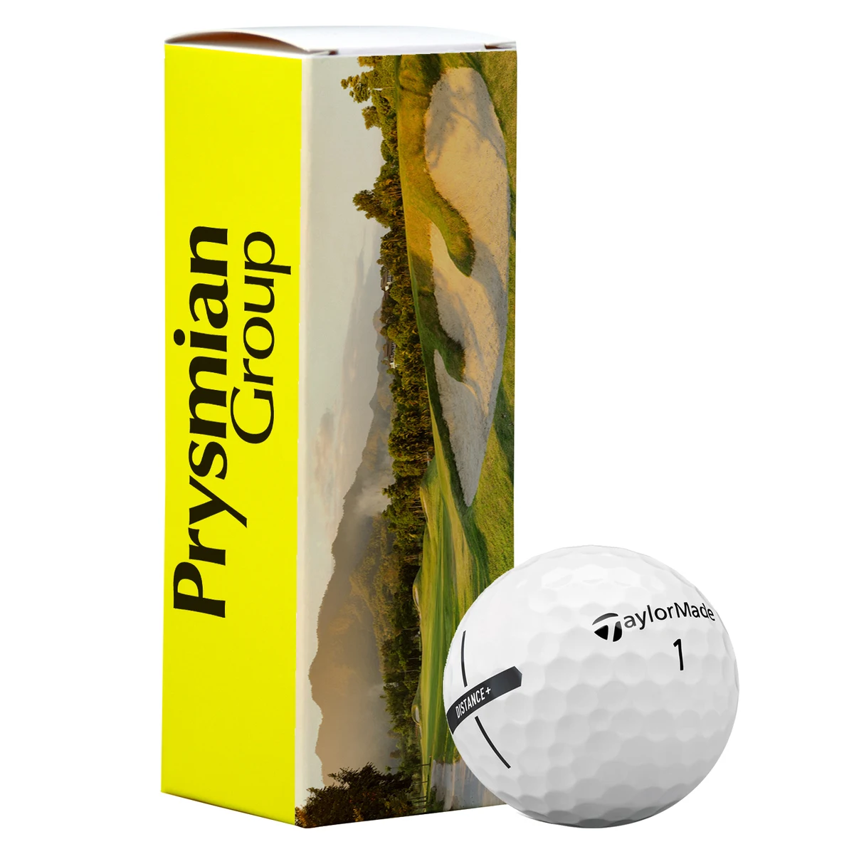 TaylorMade Distance + Golf Ball in Custom Three Ball Sleeve 1