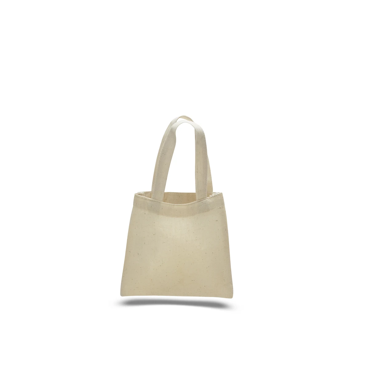 Mini Tote Bag - Natural, custom tote bag with logo imprint 1