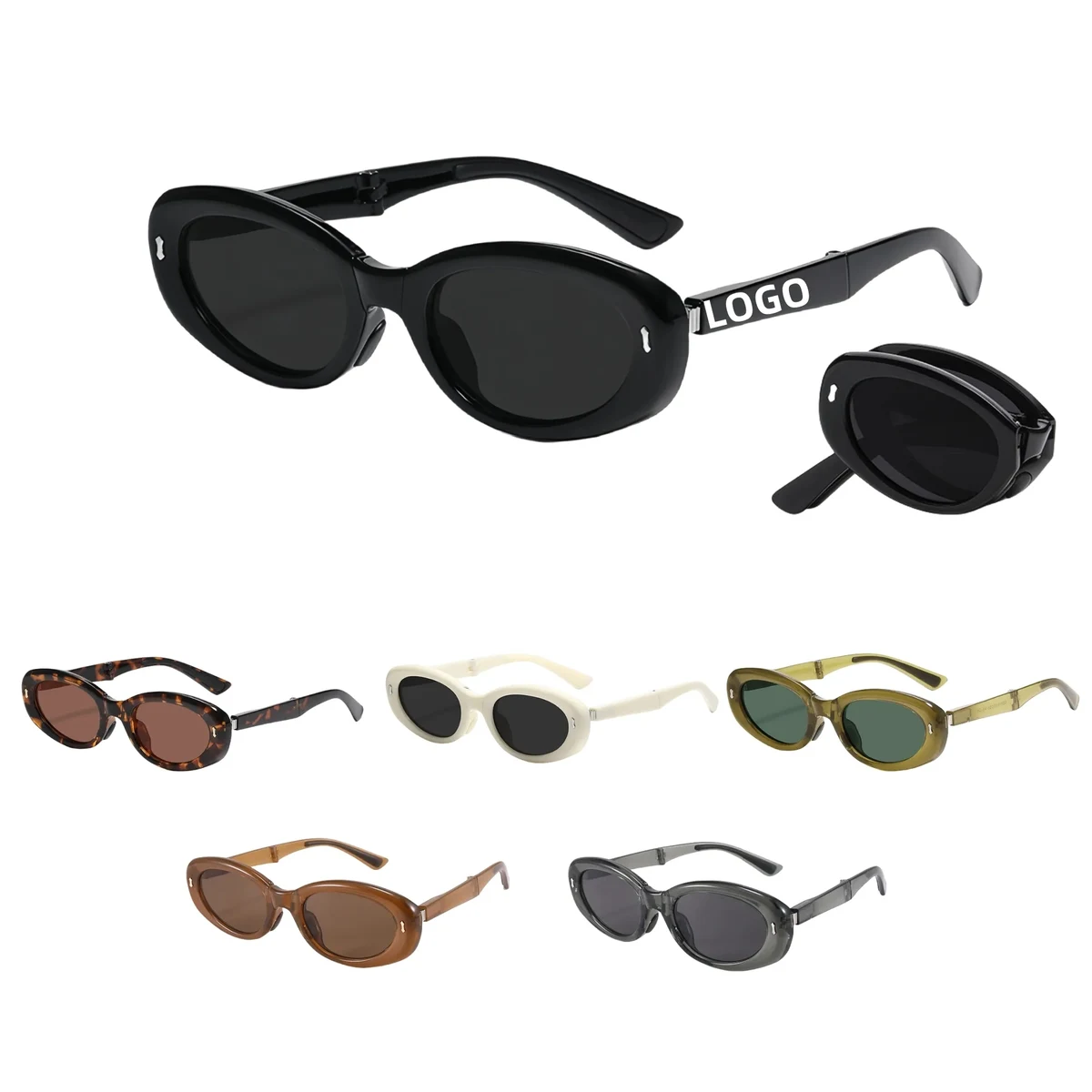 UV Protection Cat Eye Foldable Shades Fashion Sunglasses 1