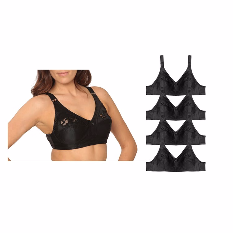 Women's Full Figure Bras - Assorted Color 36C-44D Wireless