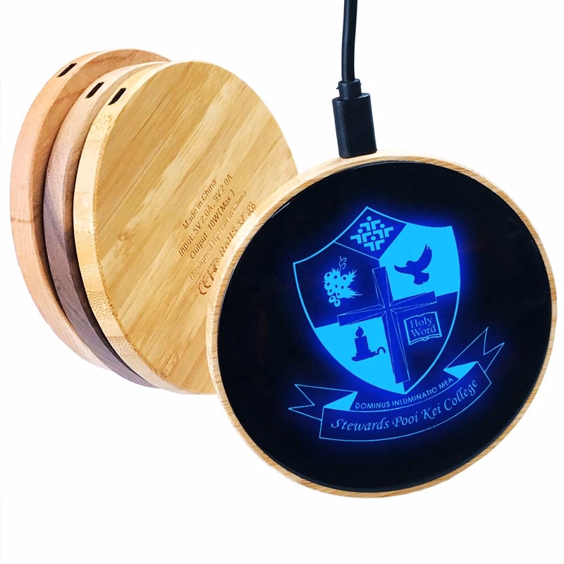 BambooGlow 10W Wireless Charging Pad