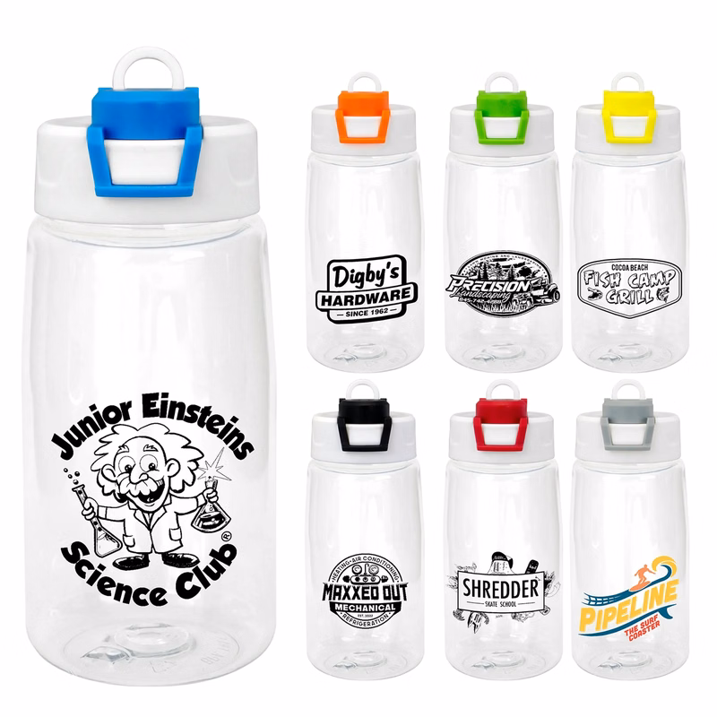 Two Tone Pop Up 18 oz. Recycled Bottle