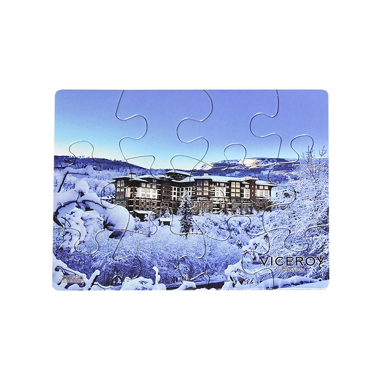 12 Pieces - 7" x 9" - Medium Puzzle 1