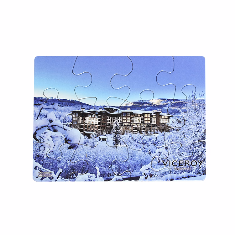 12 Pieces - 7" x 9" - Medium Puzzle