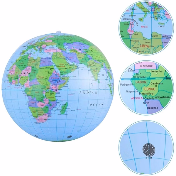 Inflatable Globe Beach Ball
