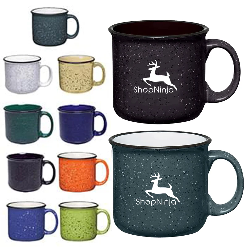 15 oz. Ceramic Camping Mug 1