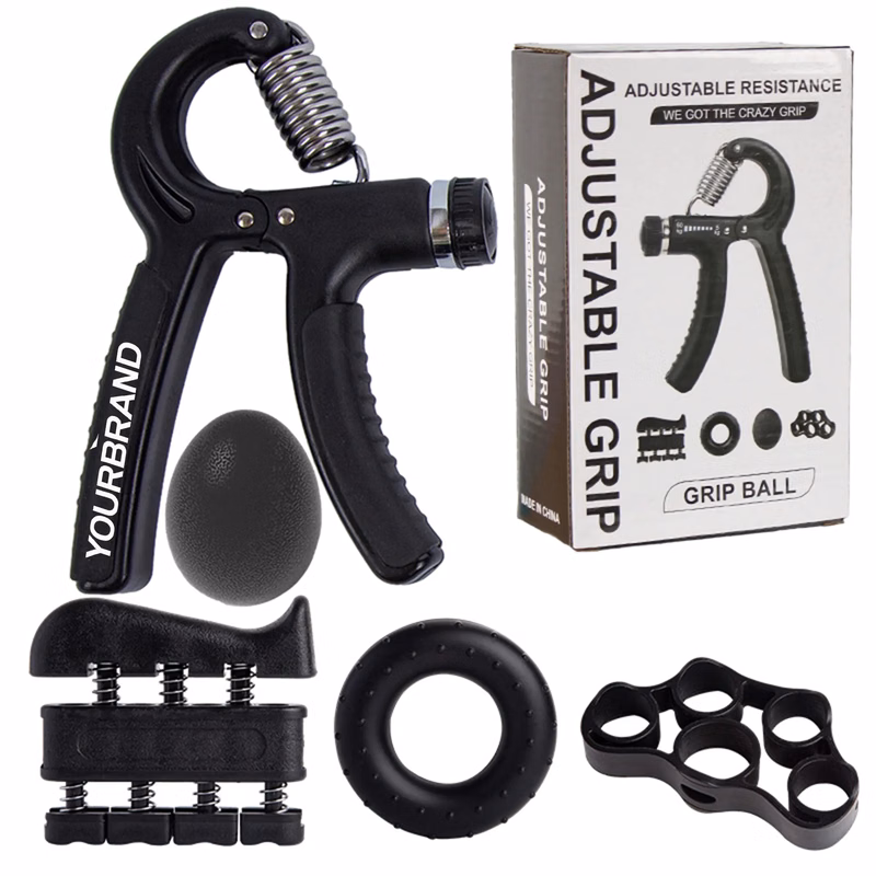 5 Pack Adjustable Resistance Grips Strengthener Kit