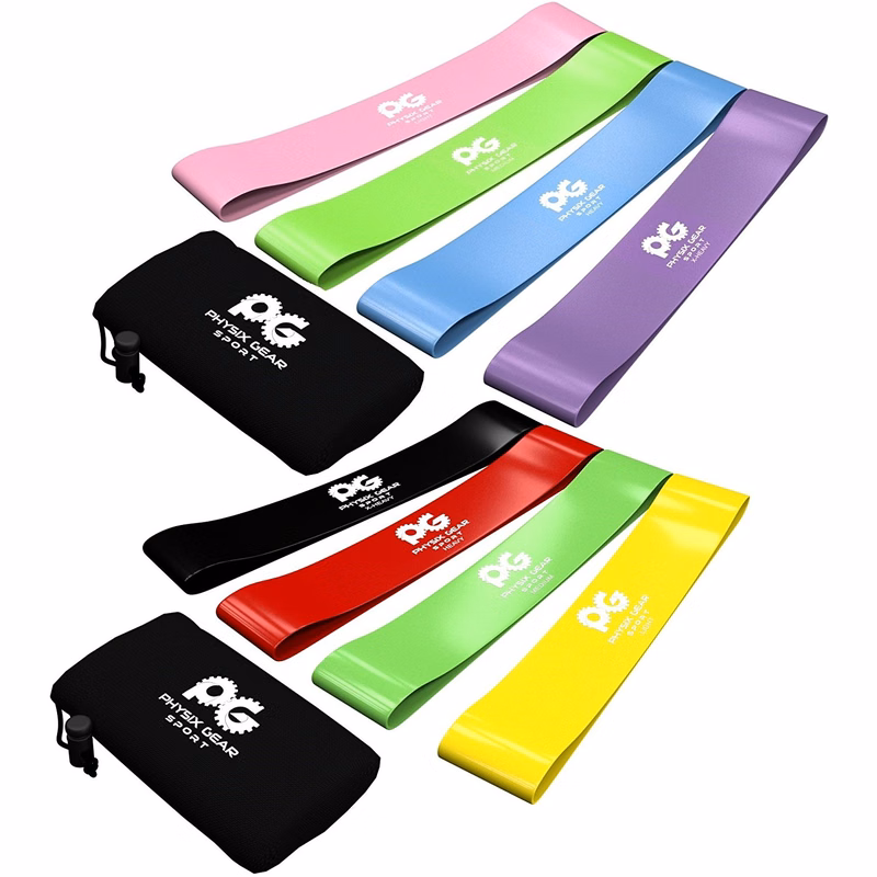 5 in 1 Exercise Loop Latex Elastic Resistance Band Set